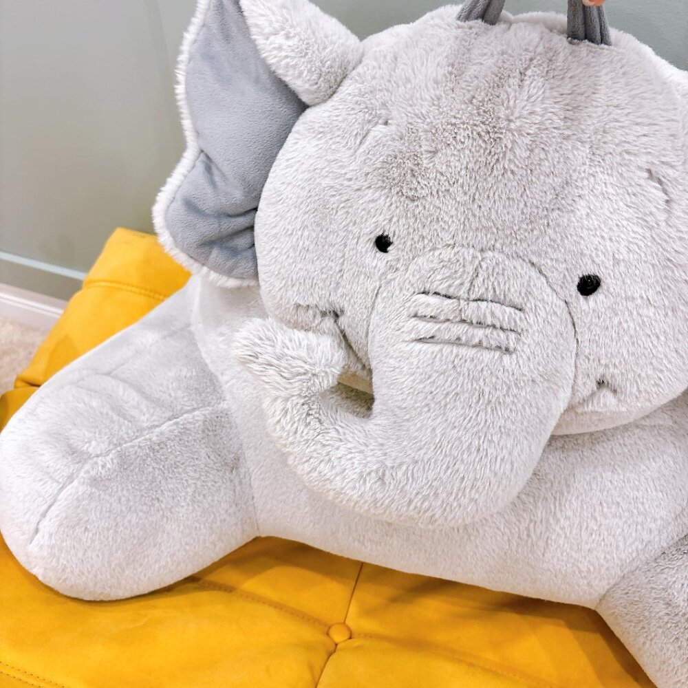 90% NEW KIDS CUSHION SOFA ELEPHANT - Picture 5 of 7